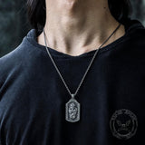 The All-Father Odin Pure Tin Viking Necklace