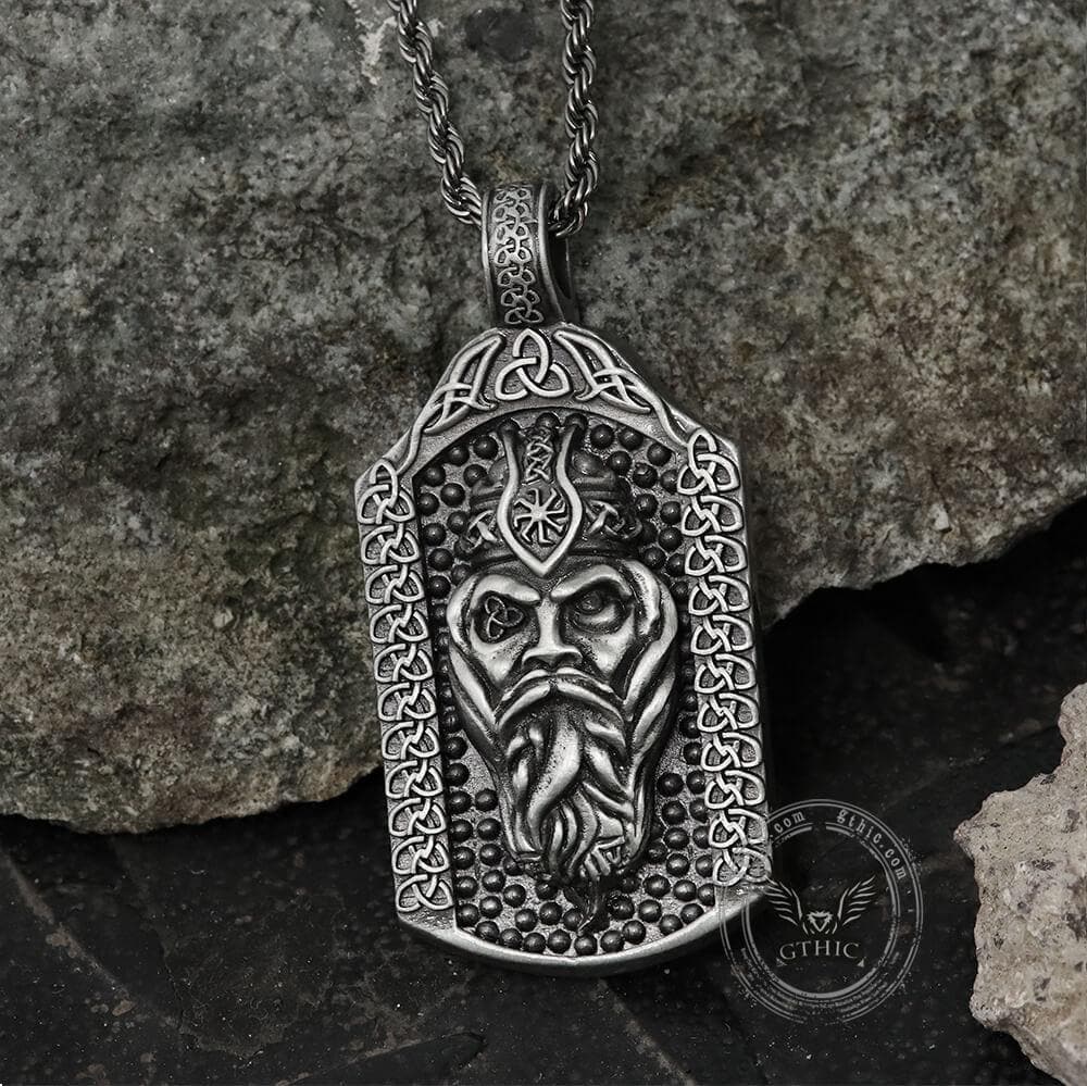 The All-Father Odin Pure Tin Viking Necklace