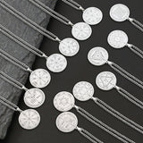 The Key of Solomon Pentacle of Jupiter Stainless Steel Necklace