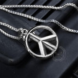 The Peace Symbol Stainless Steel Pendant