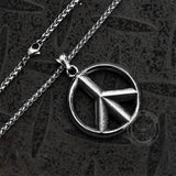 The Peace Symbol Stainless Steel Pendant