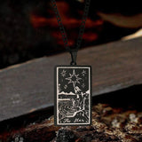 The Star Major Arcana Tarot Stainless Steel Necklace