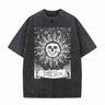 The Sun Print Gothic Skull T-shirt