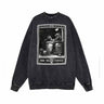 The Trash Panda Tarot Card Vintage Washed Sweatshirt