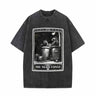 The Trash Panda Tarot Card Vintage Washed T-shirt