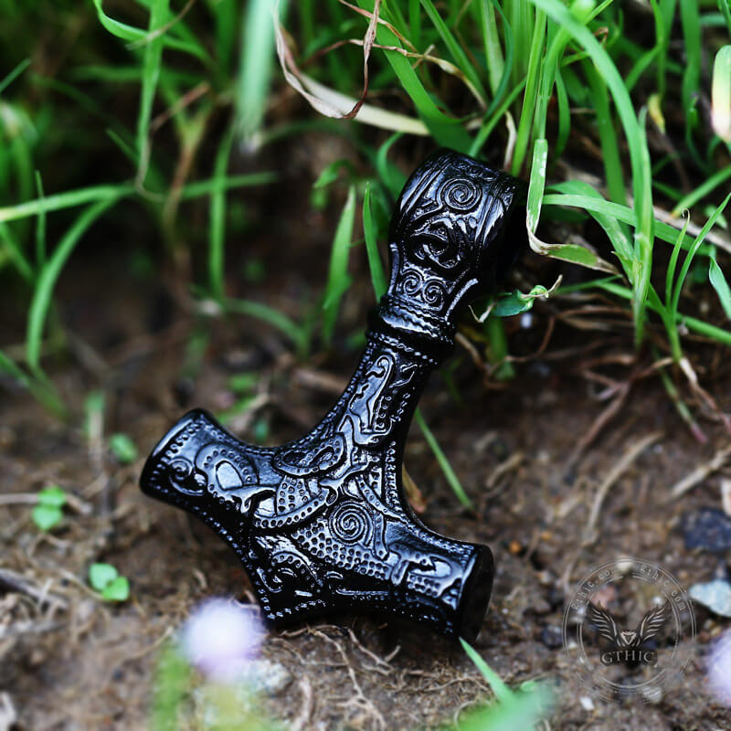 Thor’s Hammer Stainless Steel Pendant