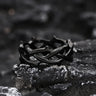 Thorn Vine Braided Stainless Steel Ring