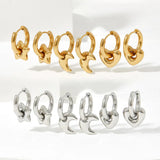 XINGX Earrings Stainless Steel Glossy Earrings - Lootquake
