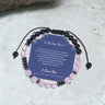 To My Mom I Love You Morse Code Bracelet