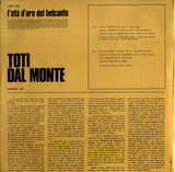 Toti Dal Monte | Near Mint (NM) Very Good Plus (VG+)