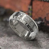 Tree Of Life Knot Stainless Steel Band Ring