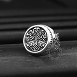 Tree of Life Knots Stainless Steel Viking Ring