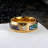 Tree Of Life Stainless Steel Shell Viking Ring