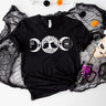 Triple Goddess Round Neck Short Sleeve T-shirt