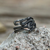 Twist Snake Stainless Steel Animal Ring