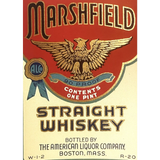 Rare Vintage 1930s Marshfield Whiskey Labels from Boston