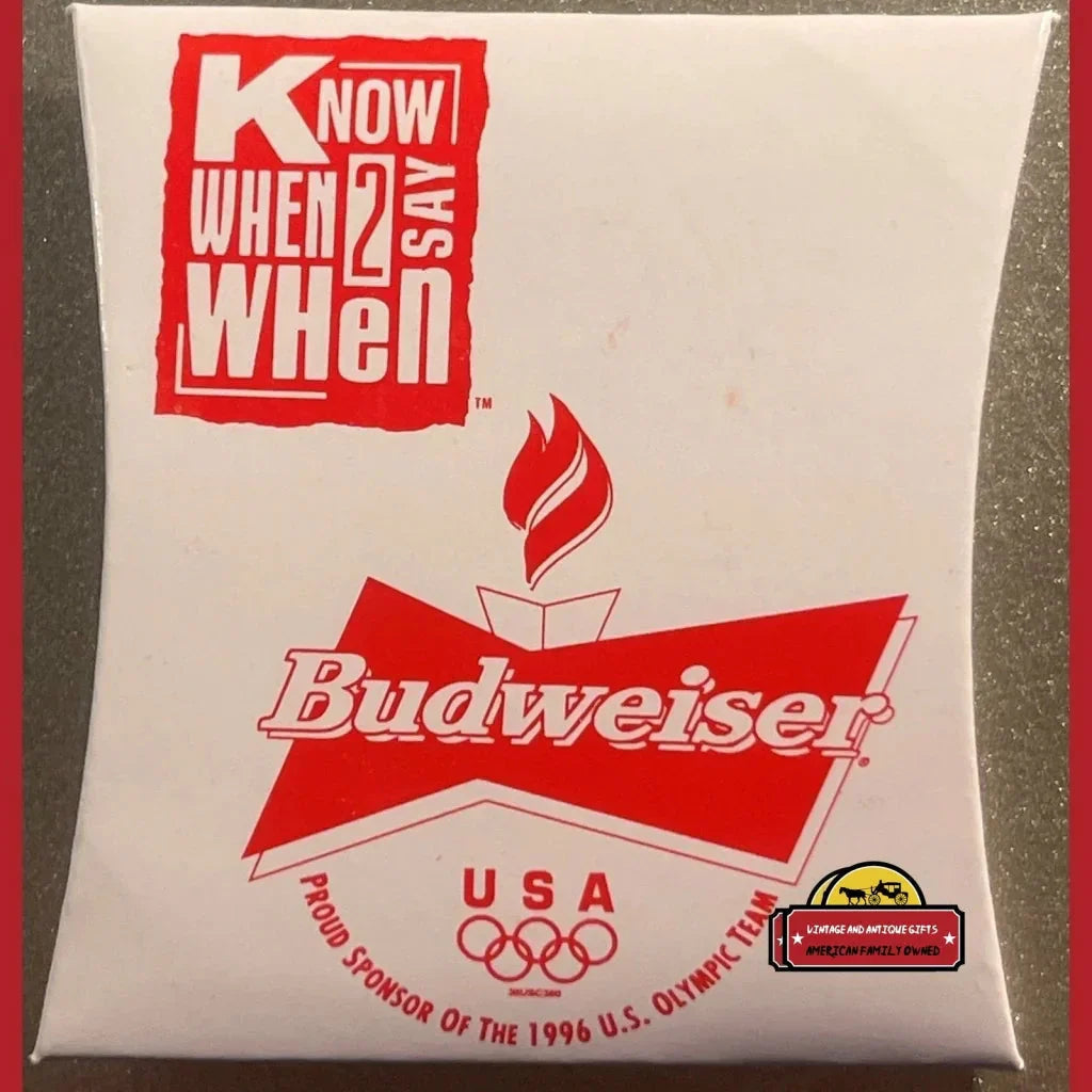 Rare 1996 USA Olympics Budweiser Sewing Kit Unopened Vintage