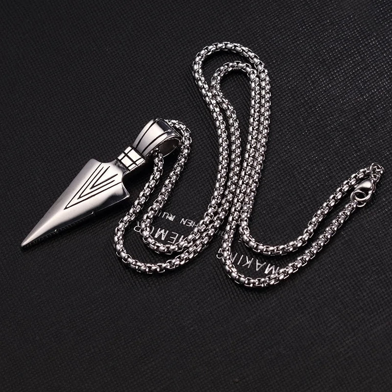Arrow Head Pendant Long Chain Necklaces - Lootquake