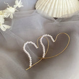 French retro pearl earrings female earrings - Lootquake