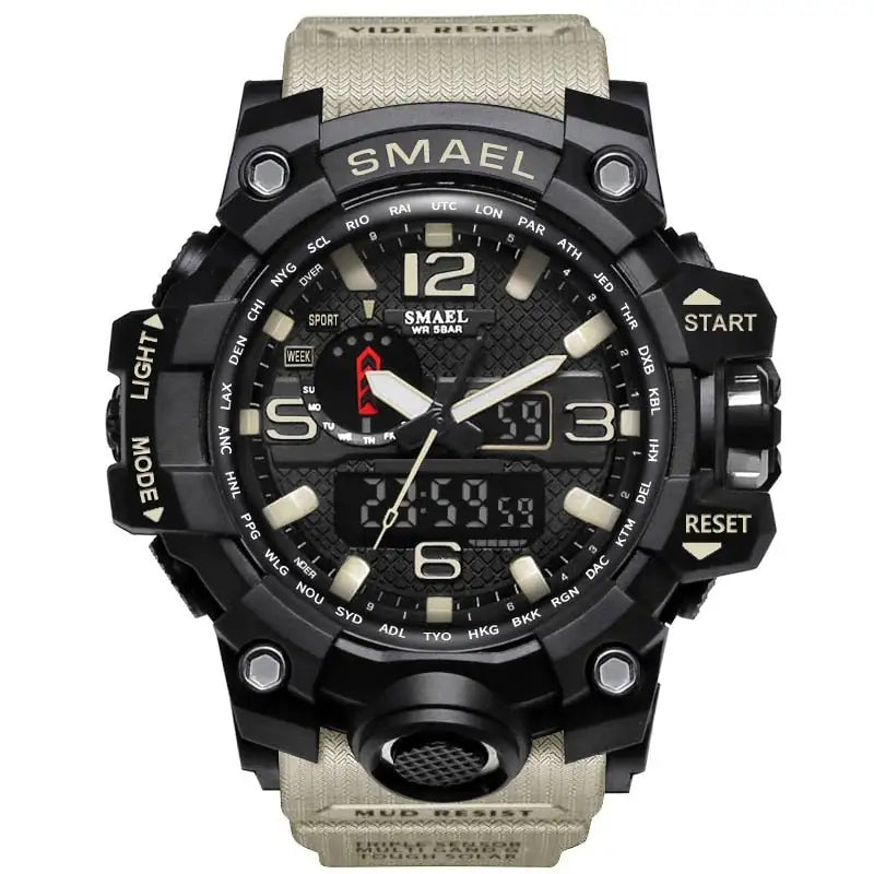 Relojes deportivos para hombre de la marca SMAEL con doble pantalla