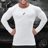 Camisetas de manga larga ajustadas para hombre para primavera/verano