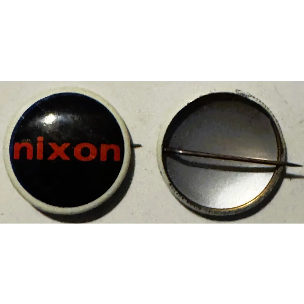 Uncommon Vintage 1960s Richard Nixon Tricky Dick Campaign Button