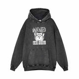 Unhinged And Feral Raccoon Vintage Washed Hoodie