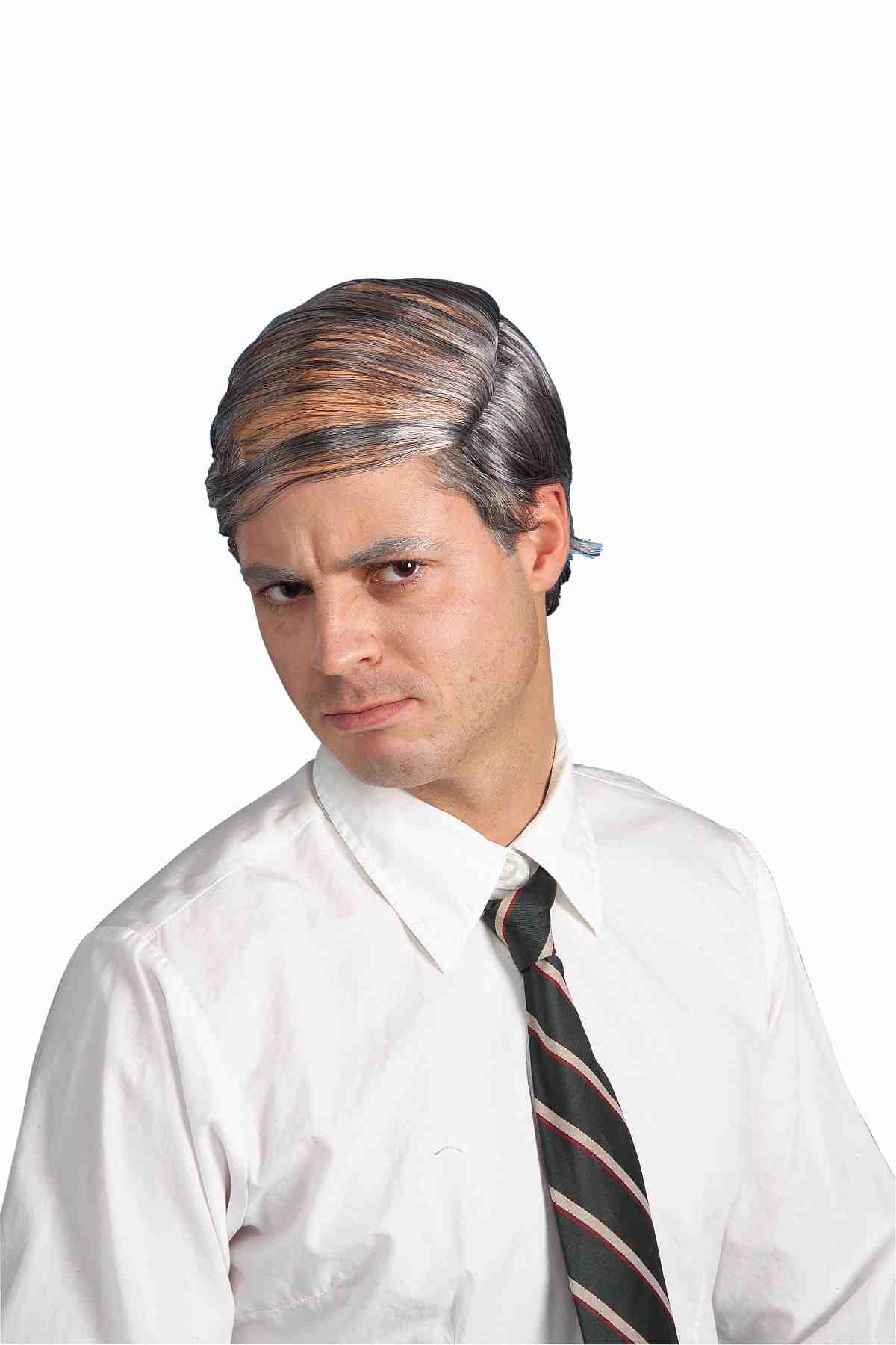 Bald Man Combover Costume Wig
