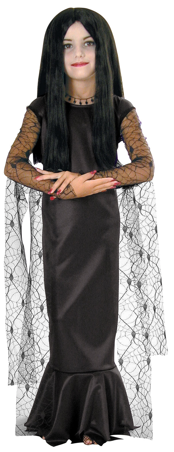 Girls Addams Family Morticia Costume