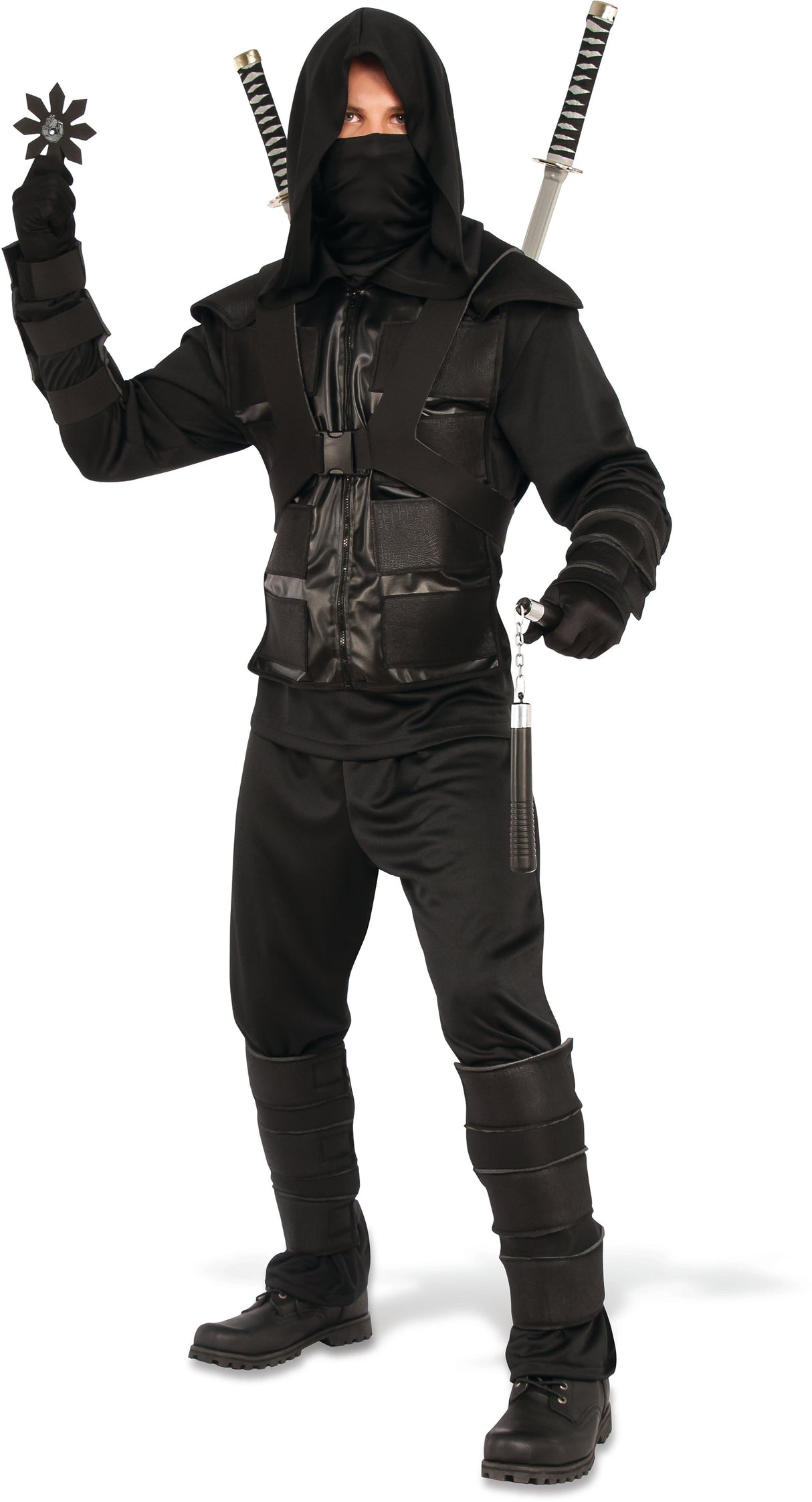 Adults Dark Black Ninja Costume