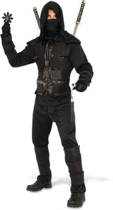 Adults Dark Black Ninja Costume