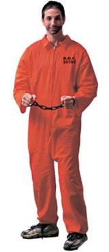 Adults Jailbird Prisoner Costume