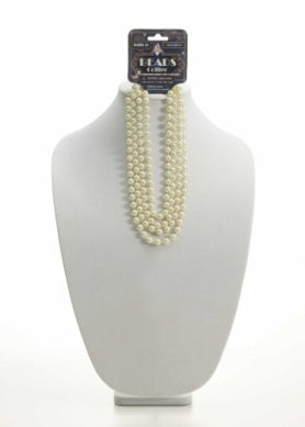 Beige Roaring 20's Bead Necklace