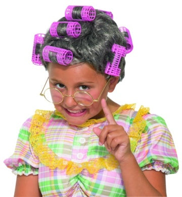 Aunt Gertie Old Lady Costume Wig