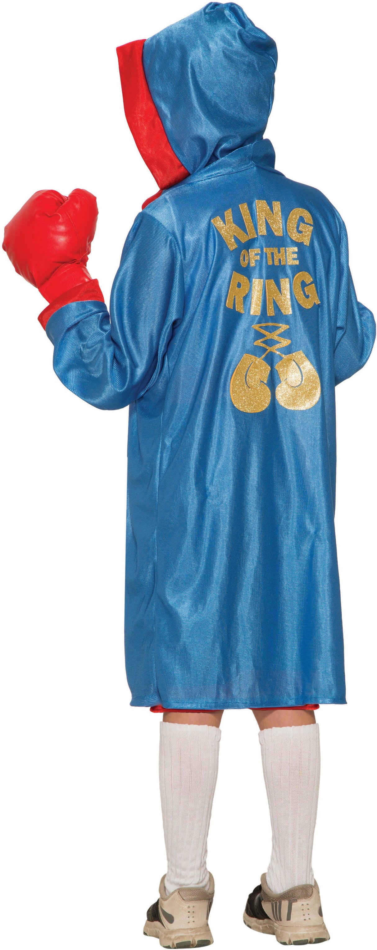 Boys Blue Boxer Boy Costume