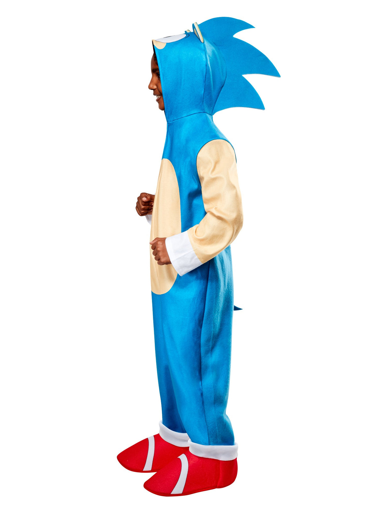 Boys Oversized Sonic Jumpsuit Costume