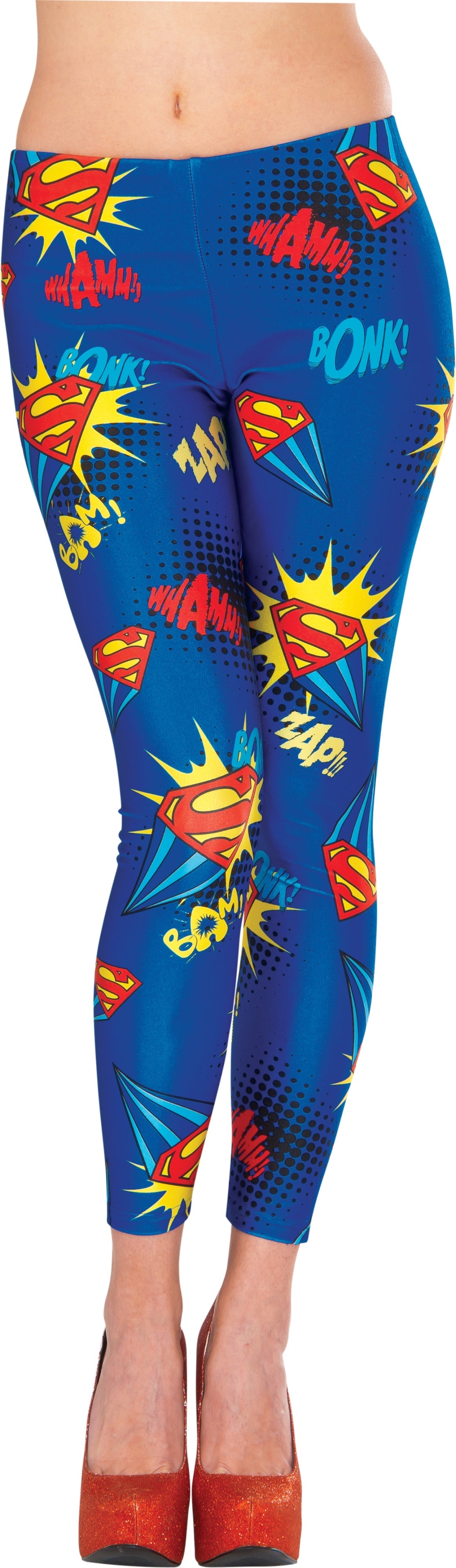 DC Comics Supergirl Costume Leggings Tights Stockings