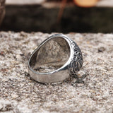Urnes Valknut Stainless Steel Viking Ring