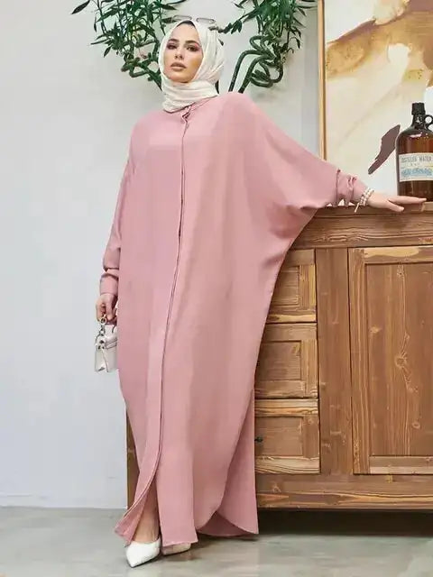 Fashion Single Breasted Muslim Dresses - Lootquake
