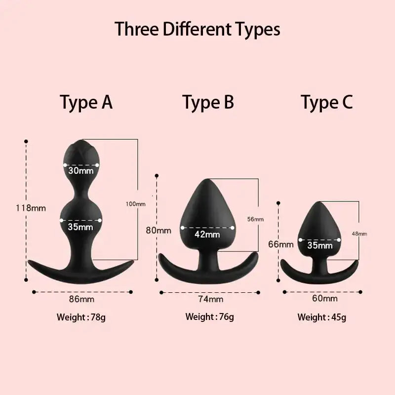 Anal Beads and Plug for Couples - Adult Toy - Lootquake