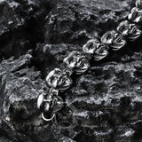 V for Vendetta Mask Stainless Steel Bracelet