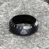 Valknut Runes Stainless Steel Viking Ring