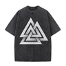 Valknut Totem Viking Washed T-shirt