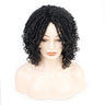 10" Short Dreadlock Wig | Afro Curly Twist | Faux Locs Braids | Heat Resistant | Black Women