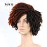 10" Short Dreadlock Wig | Afro Curly Twist | Faux Locs Braids | Heat Resistant | Black Women