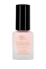 DISURI Beauty Vegan Nail Polish – Baby Pink Skirt (#F9D6DC Soft Pink Gloss, 15 ml)