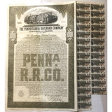 Rare 1934 Pennsylvania Railroad Gold Bond Certificate Discovered