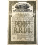 Rare 1934 Pennsylvania Railroad Gold Bond Certificate Discovered