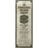 Rare 1934 Pennsylvania Railroad Gold Bond Certificate Discovered
