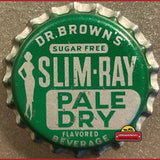 Rare 1940s Dr. Brown's Slim Ray Antique Vintage Bottle Cap